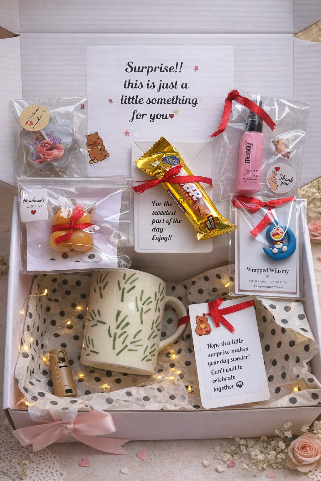 Surprise Gift Hamper Box for Her – Cute Premium Mini Gift Set | Wrapped Whimsy