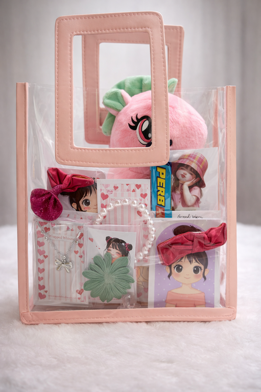 Valentine/Birthday Gift Hamper for Women & Girls | Cute Soft Toy, Jewellery & Accessories Combo | Romantic Surprise Gift