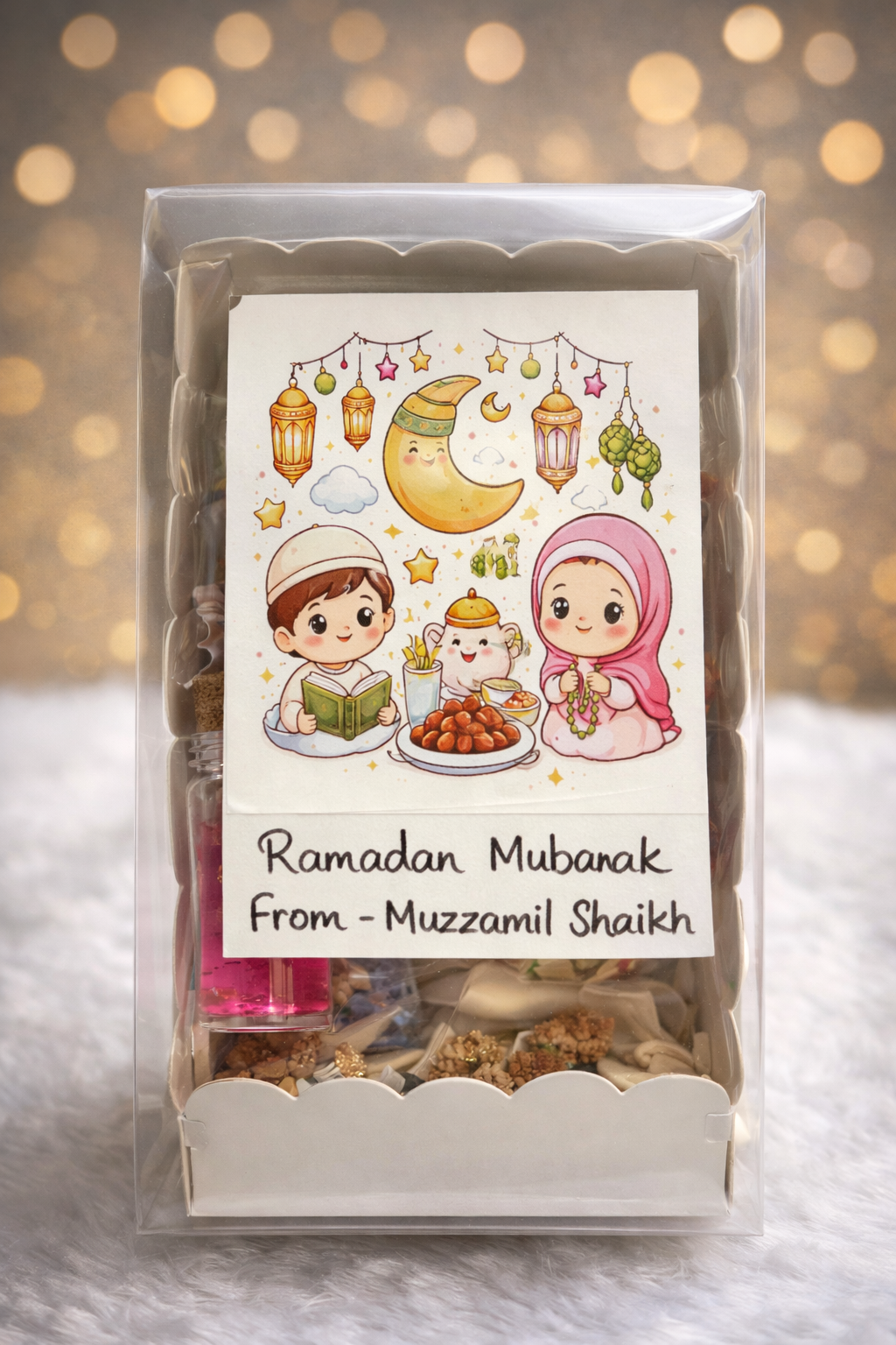 Eid Mini gift hamper | Daisy mini soap and scented candle