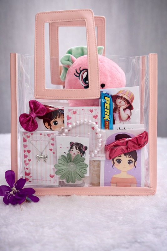 Valentine/Birthday Gift Hamper for Women & Girls | Cute Soft Toy, Jewellery & Accessories Combo | Romantic Surprise Gift