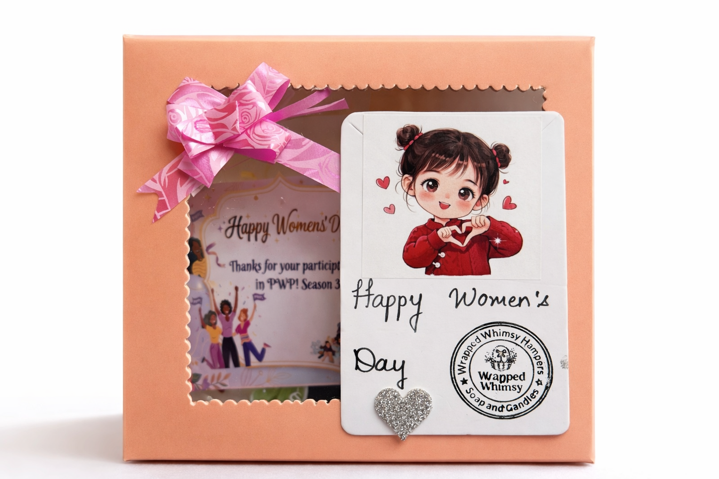 Mini Women's Day Gift Hamper |  Mini Handmade soap & Mini scented candle