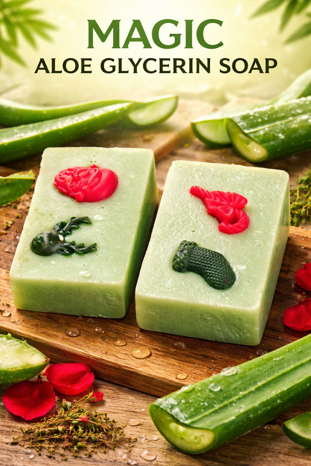 Herbal Magic Bath Soap for Body Tan Removal | Handmade Natural Soap Bar | Pack of 3 (300g)