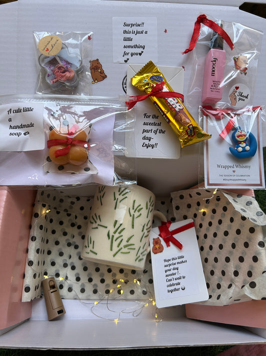 Surprise Gift Hamper Box for Him – Cute Premium Mini Gift Set | Wrapped Whimsy