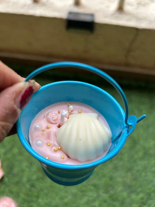 Mini Bucket Scented Candle – Cute Decorative Gift Candle