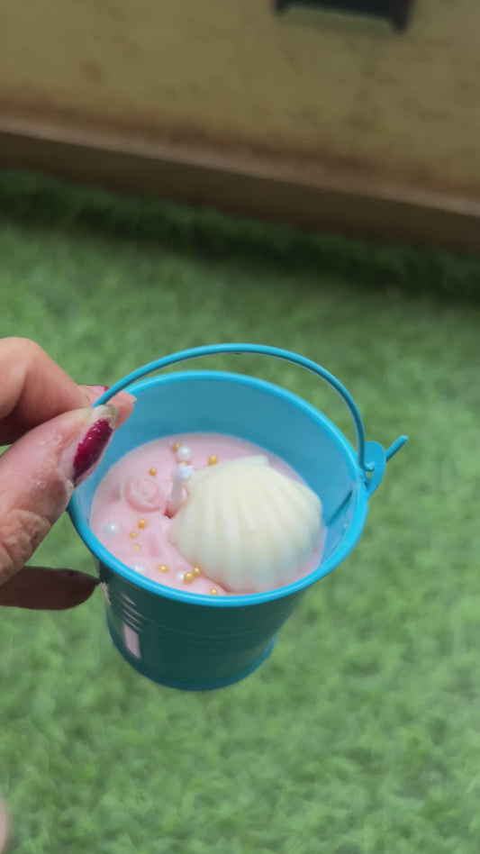 Mini Bucket Scented Candle – Cute Decorative Gift Candle