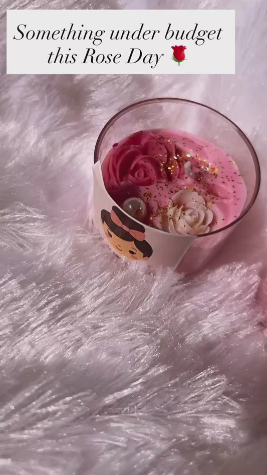 Rose Day gifting Candle -Pack of 2